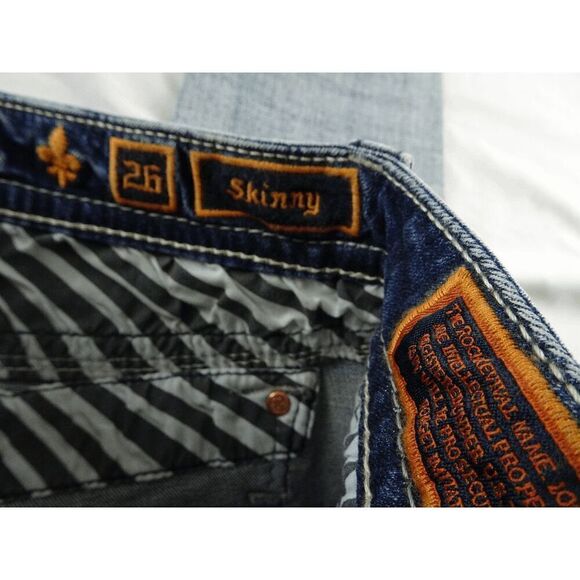 Rock Revival Cait Skinny Jean Size 26 - Picture 7 of 9
